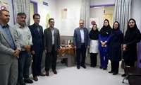 بازدید نوروزی رئیس دانشگاه از شبکه بهداشت و درمان سملقان